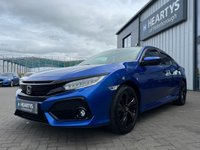 USED 2019 69 HONDA CIVIC 1.0 VTEC Turbo EX Hatchback 5dr Petrol CVT Euro 6 (s/s) (126 ps) PAN-ROOF*CAM*NAV*FULL HISTORY*AUTO
