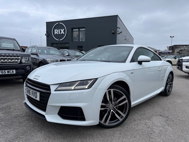 2016 AUDI TT 1.8 TFSI S line Coupe 3dr Petrol Manual Euro 6 (s/s) (180 ps) 1 OWNER FROM NEW-18" ALLOYS-HALF LEATHER-BLUETOOTH-CRUISE CONTROL-SATNAV-DAB RADIO-VIRTUAL COCKPIT-AUDI DRIVE SELECT-AIR CONDITIONING - Photo 2