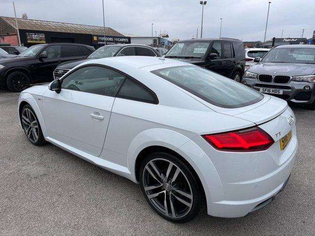 2016 AUDI TT 1.8 TFSI S line Coupe 3dr Petrol Manual Euro 6 (s/s) (180 ps) 1 OWNER FROM NEW-18" ALLOYS-HALF LEATHER-BLUETOOTH-CRUISE CONTROL-SATNAV-DAB RADIO-VIRTUAL COCKPIT-AUDI DRIVE SELECT-AIR CONDITIONING - Photo 4