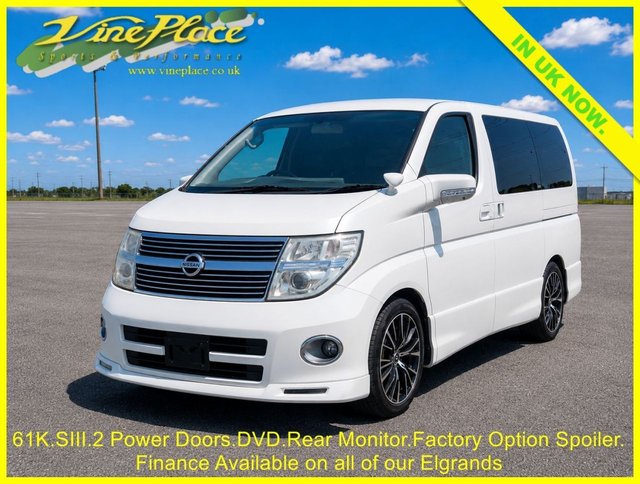 View our Nissan Elgrand 2.5 SIII Highway Star Black Leather Edition, Auto, 8 Seats