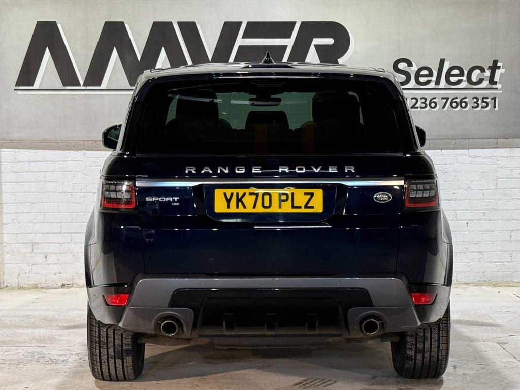 USED 2020 70 LAND ROVER RANGE ROVER SPORT 2.0 P300 HSE SUV 5dr Petrol Auto 4WD Euro 6 (s/s) (300 ps) 