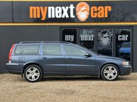 USED 2006 56 VOLVO V70 2.4 SE Estate 5dr Petrol Manual (221 g/km, 170 bhp) 1 OWNER FROM NEW + FULL VOLVO SERVICE HISTORY (18 VOLVO STAMPS) + ULTRA LOW MILEAGE 34K + FINISHED IN BARENTS BLUE WITH FULL BLACK LEATHER SEATS + WALNUT INTERIOR TRIM + ROOF RAILS + REAR PARKING SENSORS + CRUISE CONTROL + AIRCON + MULTIFUNCTIONAL STEERING WHEEL + 17" ALLOY WHEELS + ULEZ COMPLIANT + HPI CLEAR + 2 KEYS