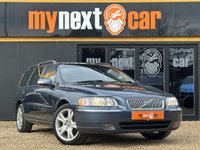 USED 2006 56 VOLVO V70 2.4 SE Estate 5dr Petrol Manual (221 g/km, 170 bhp) 1 OWNER FROM NEW + FULL VOLVO SERVICE HISTORY (18 VOLVO STAMPS) + ULTRA LOW MILEAGE 34K + FINISHED IN BARENTS BLUE WITH FULL BLACK LEATHER SEATS + WALNUT INTERIOR TRIM + ROOF RAILS + REAR PARKING SENSORS + CRUISE CONTROL + AIRCON + MULTIFUNCTIONAL STEERING WHEEL + 17" ALLOY WHEELS + ULEZ COMPLIANT + HPI CLEAR + 2 KEYS