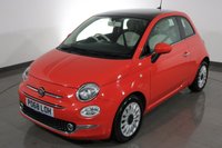 USED 2018 68 FIAT 500 1.2 Lounge Hatchback 3dr Petrol Manual Euro 6 (s/s) (69 bhp) 6 stamp SERVICE HISTORY - 2 KEYS