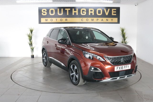 2018 PEUGEOT 3008 1.6 BlueHDi GT Line SUV 5dr Diesel Manual Euro 6 (s/s) (120 ps)