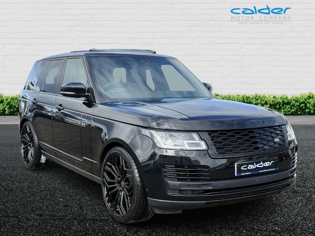 USED 2020 70 LAND ROVER RANGE ROVER 2.0 P400e 13.1kWh Westminster Black SUV 5dr Petrol Plug-in Hybrid Auto 4WD Euro 6 (s/s) (404 ps) TRIPLE BLACK+OPENING PANROOF