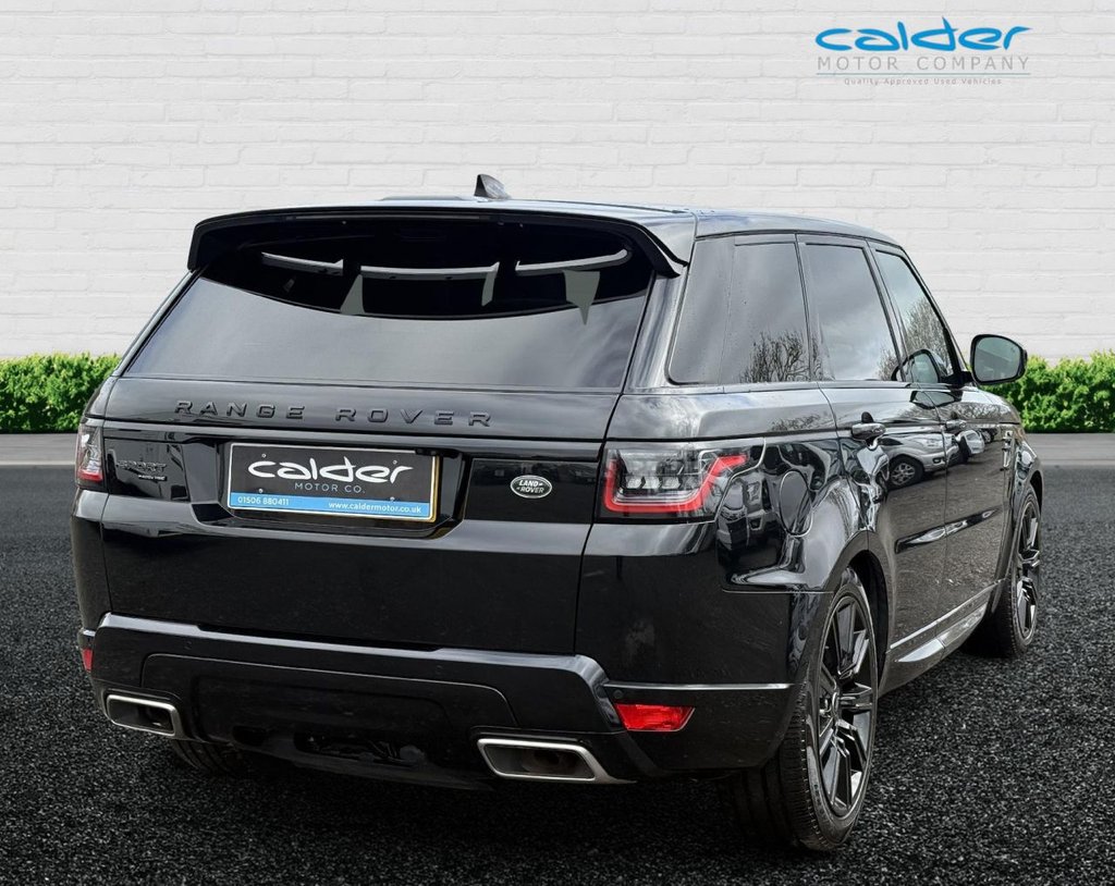 USED 2022 22 LAND ROVER RANGE ROVER SPORT 2.0 P400e 13.1kWh HSE Dynamic Black SUV 5dr Petrol Plug-in Hybrid Auto 4WD Euro 6 (s/s) (404 ps) 1 OWNER+FSH+TRIPLE BLACK+D/TOWBAR