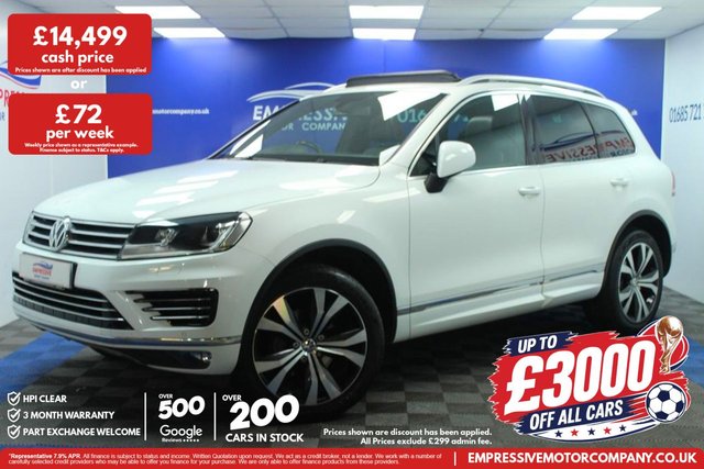 View our Volkswagen Touareg range