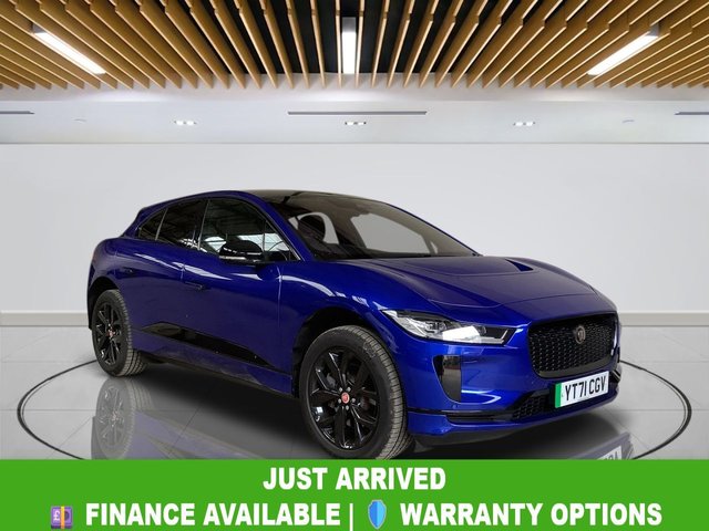 2021 71 JAGUAR I-PACE 400 90kWh Black SUV 5dr Electric Auto 4WD (400 ps) Bluetooth | Climate Control