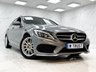 USED 2017 17 MERCEDES-BENZ C-CLASS 2.1 C220d AMG Line (Premium) Estate 5dr Diesel G-Tronic+ Euro 6 (s/s) (170 ps) 2 KEYS