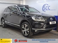 USED 2015 G VOLKSWAGEN TOUAREG 3.0 TDI V6 BlueMotion Tech R-Line SUV 5dr Diesel Tiptronic 4WD Euro 6 (s/s) (262 ps) Panoramic Roof - Satellite Navigation - &pound;4K Extras - Heated Steering Wheel