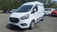 USED 2020 70 FORD TRANSIT CUSTOM L1 H2 Trend Automatic Tdci 130 ps HIgh Roof 300 With Air Conditioning, Electric Pack, Rear Racking, Parking Sensors, Speed Limiter 70 MPH, Security Locks and Rood Beacon finished in 