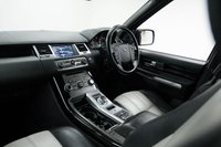 USED 2012 62 LAND ROVER RANGE ROVER SPORT 3.0 SD V6 HSE Red Auto 4WD Euro 5 5dr Full Black / Cream Leather