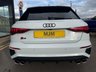 USED 2023 73 AUDI S3 2.0 TFSI Black Edition Sportback 5dr Petrol S Tronic quattro Euro 6 (s/s) (310 ps) * HUGE SPEC LIST * APPLE CARPLAY * 19