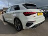 USED 2023 73 AUDI S3 2.0 TFSI Black Edition Sportback 5dr Petrol S Tronic quattro Euro 6 (s/s) (310 ps) * HUGE SPEC LIST * APPLE CARPLAY * 19