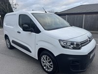 USED 2021 71 CITROEN BERLINGO 1.5 BlueHDi 1000 Enterprise M Pro Panel Van 5dr Diesel Manual SWB Euro 6 (s/s) (100 ps) This 2021 Citroen Berlingo Enterprise M Pro boasts an impressive MOT valid until November 2026, offering peace of mind for years to come. This one owner vehicle has covered a low mileage of just 47909 miles and comes with a clear vehicle history check. Powered by an efficient 1.5 litre BlueHDi diesel engine, this Euro 6 compliant model is registered in 2021 and features the Enterprise M Pro trim. With a remarkable fuel economy of 56 miles per gallon and low CO2 emissions.