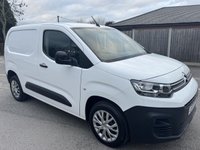 USED 2021 71 CITROEN BERLINGO 1.5 BlueHDi 1000 Enterprise M Pro Panel Van 5dr Diesel Manual SWB Euro 6 (s/s) (100 ps) This 2021 Citroen Berlingo Enterprise M Pro boasts an impressive MOT valid until November 2026, offering peace of mind for years to come. This one owner vehicle has covered a low mileage of just 47909 miles and comes with a clear vehicle history check. Powered by an efficient 1.5 litre BlueHDi diesel engine, this Euro 6 compliant model is registered in 2021 and features the Enterprise M Pro trim. With a remarkable fuel economy of 56 miles per gallon and low CO2 emissions.