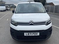 USED 2021 71 CITROEN BERLINGO 1.5 BlueHDi 1000 Enterprise M Pro Panel Van 5dr Diesel Manual SWB Euro 6 (s/s) (100 ps) This 2021 Citroen Berlingo Enterprise M Pro boasts an impressive MOT valid until November 2026, offering peace of mind for years to come. This one owner vehicle has covered a low mileage of just 47909 miles and comes with a clear vehicle history check. Powered by an efficient 1.5 litre BlueHDi diesel engine, this Euro 6 compliant model is registered in 2021 and features the Enterprise M Pro trim. With a remarkable fuel economy of 56 miles per gallon and low CO2 emissions.
