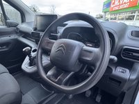 USED 2021 71 CITROEN BERLINGO 1.5 BlueHDi 1000 Enterprise M Pro Panel Van 5dr Diesel Manual SWB Euro 6 (s/s) (100 ps) This 2021 Citroen Berlingo Enterprise M Pro boasts an impressive MOT valid until November 2026, offering peace of mind for years to come. This one owner vehicle has covered a low mileage of just 47909 miles and comes with a clear vehicle history check. Powered by an efficient 1.5 litre BlueHDi diesel engine, this Euro 6 compliant model is registered in 2021 and features the Enterprise M Pro trim. With a remarkable fuel economy of 56 miles per gallon and low CO2 emissions.