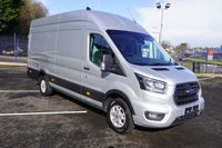 USED 2024 24 FORD TRANSIT 350 2.0 350 EcoBlue MHEV Limited Panel Van 5dr Diesel Manual RWD L4 H3 Euro 6 (s/s) (130 ps) L4 / H3, Moondust Silver, Full history