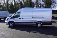 USED 2024 24 FORD TRANSIT 350 2.0 350 EcoBlue MHEV Limited Panel Van 5dr Diesel Manual RWD L4 H3 Euro 6 (s/s) (130 ps) L4 / H3, Moondust Silver, Full history
