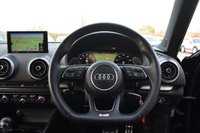 USED 2019 68 AUDI S3 2.0 TFSI Black Edition Sportback 5dr Petrol S Tronic quattro Euro 6 (s/s) (300 ps) MAXTON KIT / DIGI DASH / B&O