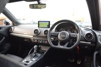 USED 2019 68 AUDI S3 2.0 TFSI Black Edition Sportback 5dr Petrol S Tronic quattro Euro 6 (s/s) (300 ps) MAXTON KIT / DIGI DASH / B&O