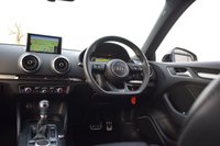 USED 2019 68 AUDI S3 2.0 TFSI Black Edition Sportback 5dr Petrol S Tronic quattro Euro 6 (s/s) (300 ps) MAXTON KIT / DIGI DASH / B&O