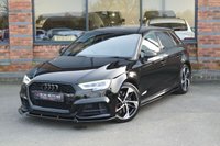 USED 2019 68 AUDI S3 2.0 TFSI Black Edition Sportback 5dr Petrol S Tronic quattro Euro 6 (s/s) (300 ps) MAXTON KIT / DIGI DASH / B&O