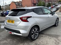 USED 2017 67 NISSAN MICRA 0.9 IG-T Tekna Hatchback 5dr Petrol Manual Euro 6 (s/s) (90 ps) LOW MILES -- FULL SERVICE HISTORY -- SAT NAV -- CAMERA -- CRUISE
