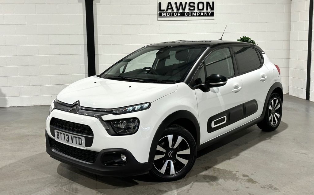 USED 2023 73 CITROEN C3 1.2 PureTech PLUS Hatchback 5dr Petrol Manual Euro 6 (s/s) (83 ps) 