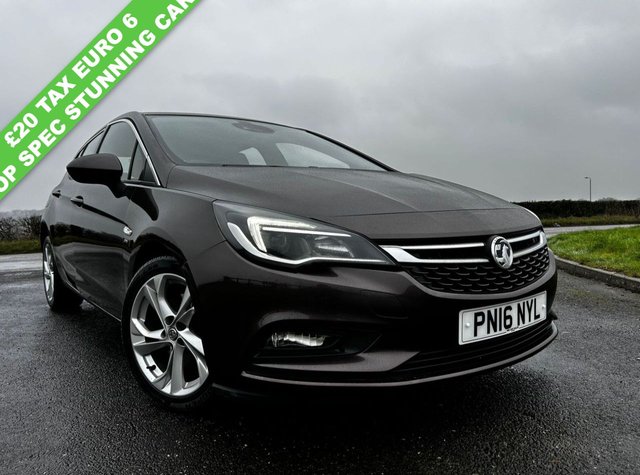 2016 VAUXHALL ASTRA 1.6 CDTi ecoTEC BlueInjection SRi Hatchback 5dr Diesel Manual Euro 6 (110 ps)