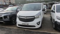 USED 2018 68 VAUXHALL VIVARO 1.6 CDTi 2900 Sportive Panel Van 5dr Diesel Manual L2 H1 Euro 6 (120 ps) BLUETooth, PARKING SENSORS, AIR CON
