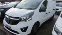 USED 2018 68 VAUXHALL VIVARO 1.6 CDTi 2900 Sportive Panel Van 5dr Diesel Manual L2 H1 Euro 6 (120 ps) BLUETooth, PARKING SENSORS, AIR CON