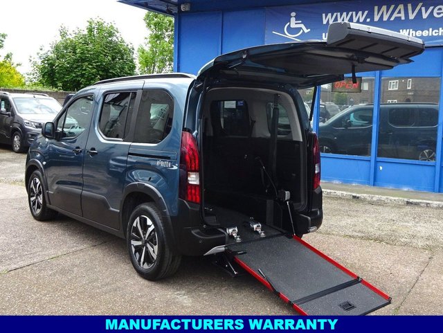 View our Peugeot Rifter 1.5 GT AUTO WHEELCHAIR ACCESS WAV