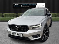 USED 2019 19 VOLVO XC40 2.0 T4 R-Design Pro SUV 5dr Petrol Auto AWD Euro 6 (s/s) (190 ps) HERE AT MOTOR SWITCH YOUR NEW MOTOR IS JUST A SWITCH AWAY WITH THIS VOLVO XC40 T4 R-DESIGN PRO SUV 5DR 2.0 PETROL AUTOMATIC AWD EURO 6, WHICH COMES WITH A FULL 12 MONTHS NATIONWIDE WARRANTY AND ALSO COMES WITH A FULL 12 MONTHS MOT, THIS VEHICLE IS ALSO WELL MAINTAINED WITH 6 X SERVICE HISTORY STAMPS AND WILL BE FRESHLY SERVICED BEFORE IT LEAVES US TO BRING IT BACK UP TO DATE, WITH ONLY 2 FORMER KEEPERS, FINANCE AVAILABLE FROM 9.9% APR, DELIVERY AVAILABLE, PART EX WELCOME FULLY VALETED