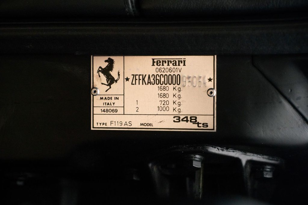 USED 1992 J FERRARI 348 TS Beyond comparison. Has to be seen. Pristine Condition.