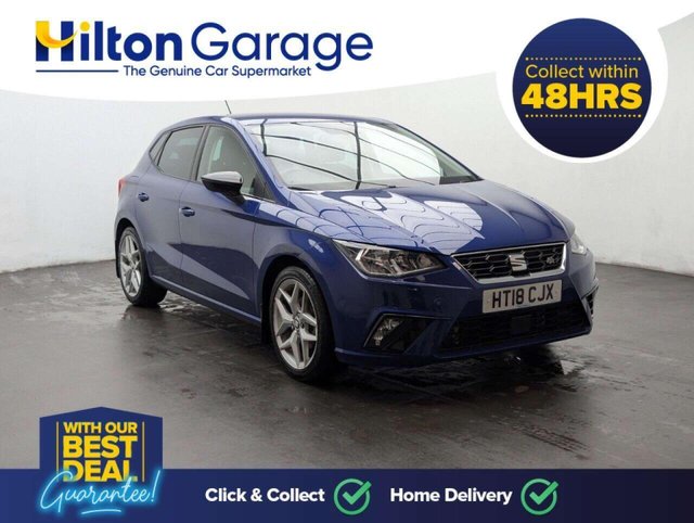 USED 2018 18 SEAT IBIZA 1.0 TSI FR Hatchback 5dr Petrol DSG Euro 6 (s/s) (115 ps) CLICK & COLLECT/HOME DELIVERY