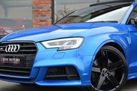 USED 2018 18 AUDI S3 2.0 TFSI Black Edition Saloon 4dr Petrol S Tronic quattro Euro 6 (s/s) (310 ps) REVO / RACINGLINE / MILLTEK