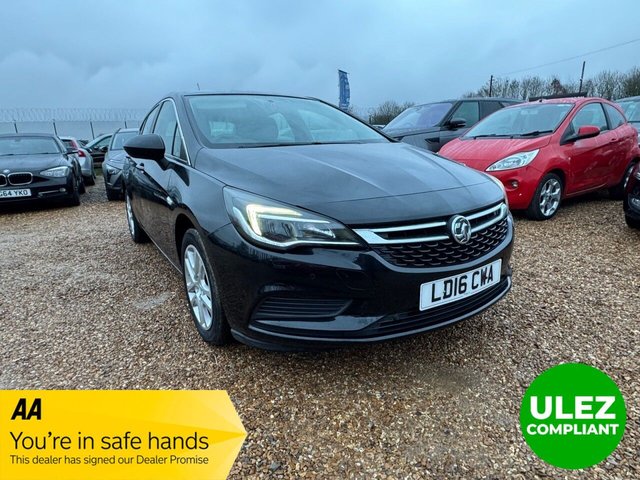 2016 VAUXHALL ASTRA 1.4i Design Hatchback 5dr Petrol Manual Euro 6 (100 ps)