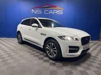 USED 2018 18 JAGUAR F-PACE 2.0 D180 R-Sport SUV 5dr Diesel Auto AWD Euro 6 (s/s) (180 ps) Full service history Low tax Low insurance cost Air con Electric windows SunroofStop start feature 12 months MOT