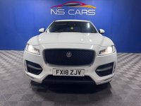 USED 2018 18 JAGUAR F-PACE 2.0 D180 R-Sport SUV 5dr Diesel Auto AWD Euro 6 (s/s) (180 ps) Full service history Low tax Low insurance cost Air con Electric windows SunroofStop start feature 12 months MOT