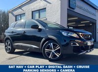 USED 2017 67 PEUGEOT 3008 1.6 BlueHDi Allure SUV 5dr Diesel Manual Euro 6 (s/s) (120 ps) NAV -- CAR PLAY -- CRUISE -- PARKING SENSORS/CAMERA