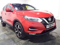 USED 2018 18 NISSAN QASHQAI 1.5 dCi Tekna SUV 5dr Diesel Manual Euro 6 (s/s) (110 ps) Sat Nav-1/2 Leather-Panoramic roof-Rea camera-Privacy glass-19