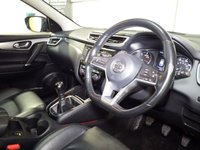 USED 2018 18 NISSAN QASHQAI 1.5 dCi Tekna SUV 5dr Diesel Manual Euro 6 (s/s) (110 ps) Sat Nav-1/2 Leather-Panoramic roof-Rea camera-Privacy glass-19