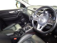 USED 2018 18 NISSAN QASHQAI 1.5 dCi Tekna SUV 5dr Diesel Manual Euro 6 (s/s) (110 ps) Sat Nav-1/2 Leather-Panoramic roof-Rea camera-Privacy glass-19
