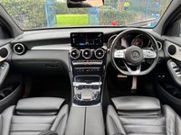 USED 2022 22 MERCEDES-BENZ GLC 2.0 GLC300e 13.5kWh AMG Line Coupe 5dr Petrol Plug-in Hybrid G-Tronic+ 4MATIC Euro 6 (s/s) (333 ps) 