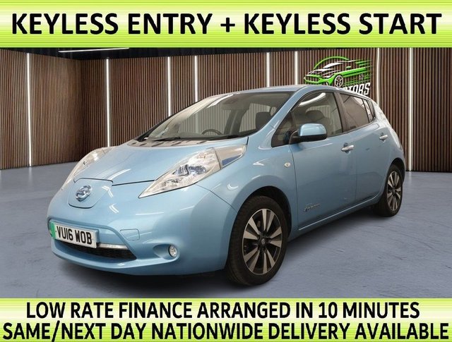 2016 LEAF 30KWH TEKNA HATCHBACK 5DR ELECTRIC AUTO 109 BHP 2016 91,534 MILES 0... photo