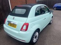 USED 2016 66 FIAT 500C 1.2 ECO Lounge Convertible 2dr Petrol Manual Euro 6 (s/s) (69 bhp) 