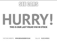 USED 2015 15 VOLVO V40 2.0 D2 R-Design Nav Hatchback 5dr Diesel Manual Euro 6 (s/s) (120 ps) AIR CON, MOT FEBRUARY 2027
